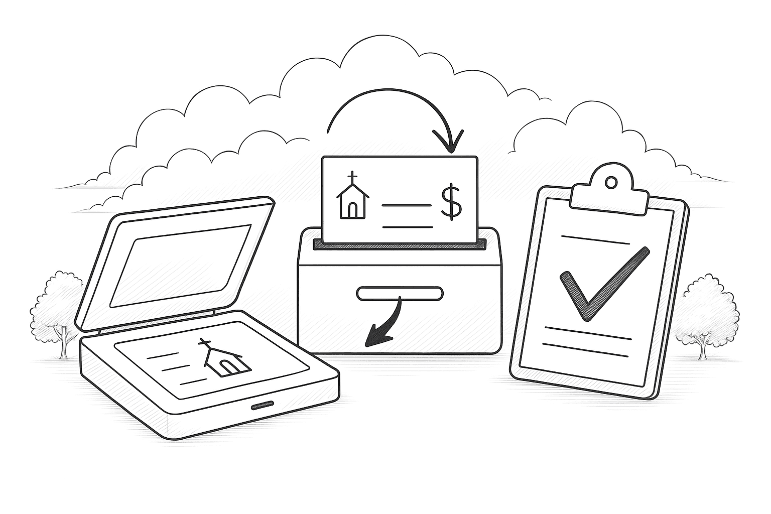 3-Step Workflow feature illustration